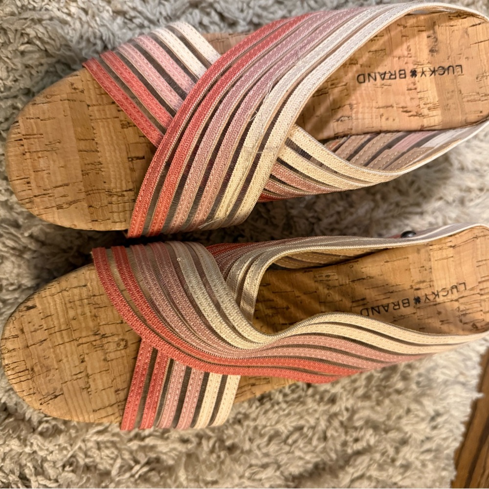 lucky Brand Wedge Sandals